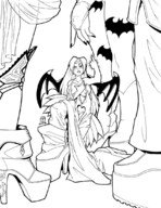 breasts drawing high_heels anime shrunken shrunken_men shrunken_woman process cosplay platforms