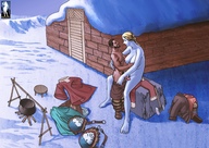 nude small_man color amazon shrunken_woman giantessfan high_res clothespile norse frost_giantess