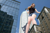 giantess collage city low_angle wonderslug legs bus chibichan falling canadian_giantess sky point_of_view samantha_grace