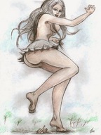 giantess small_man butt barefoot legs underneath nikko raised_foot imminent_crush