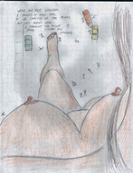 breasts nipples toes barefoot brunette vehicles captions nikko point_of_view crowds running_away ankle city_streets strolling