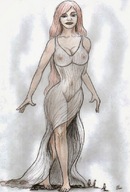 drawing barefoot shrunken_men worship nikko see_through no_background