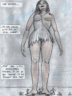 drawing giantess crush feet upskirt color blood topless story worship nikko no_background violence
