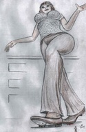 drawing giantess crush shoes blood pants nikko point_of_view no_background