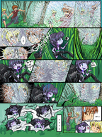 drawing gentle blushing color couple tree caught picnic commission panels timing2 spider_girl autumnology dridler webs