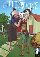 large_breasts long_hair glasses dress mini_giantess cow farm outdoors giantessfan hay beard cool_hat