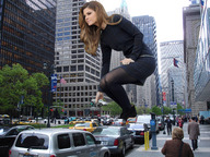 giantess collage city handheld traffic buildings brunette wonderslug streets vehicles maria_menounos