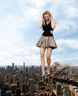 collage city mega blonde destruction skirt high_heels wonderslug legs skyscraper sky chicago maria_sharapova