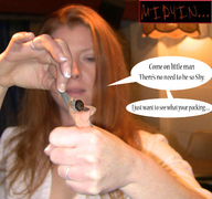 handheld shrunken_men shrunken_man english undressing rings struggling looking_at_tiny midyin_slag