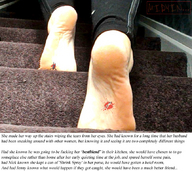 crush barefoot blood couple story cruel pants indoors under_foot climbing_stairs