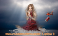collage toes ocean high_heels red_hair dress sitting manicure looking_at_viewer amy_adams giantessbuster209
