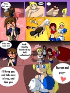 drawing blonde comic color handheld brunette cheerleader shrunken_woman teasing captured herretik