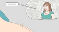 drawing color cleavage shrunken_man english xhollowwithinx between_breasts incest