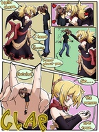 drawing comic color handheld shrunken story shrunken_men kissing shrunken_man acerok dialogue