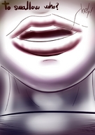 drawing giantess vore monochrome lips kissing xanafar anon oblivious