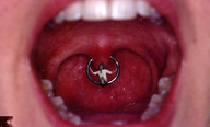 collage mouth teeth shrunken_woman throat looking_at_viewer marcrtr tonsil_ring