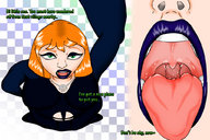 drawing vore red_hair cruel