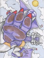 drawing dragoness swimsuit foot_crush dirty_soles point_of_view looking_at_viewer imminent_crush zabraxas kaiju looking_at_tiny tiamat
