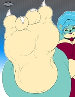 drawing furry anthro color barefoot cleavage voluptuous point_of_view looking_at_viewer graybluestudios