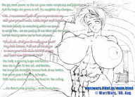 breasts drawing insertion monochrome anime huge_breasts story warzwars muscles