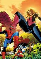 drawing giantess mega comic color shrunken_man avengers outdoors ant-man giant_girl imminent_crush janet_van_dyne spider-man marvel_comics peter_parker hank_pym