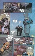 breasts drawing mega comic long_hair handheld brunette red_hair shrunken_men beast_boy shrunken_man mask costume doom_patrol top_hat dc_comics elasti-girl deadshot robotman mad_hatter knockout rita_farr catman