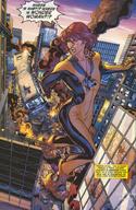 drawing giantess mega color destruction rampage giganta gloves bus vehicles comic_book wonder_woman jumpsuit body_suit dc_comics