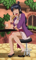feet vore butt_crush saliva anime in_shoe shrunken_men unaware shrunken_woman under_foot pedicure ace_attorney phoenix_wright ayami6 miles_edgeworth maya_fey pearl_fey