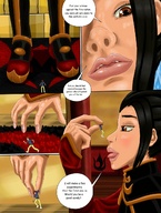 drawing comic black_hair color handheld anime shrunken_men shrunken_man avatar between_fingers azula looking_at_tiny ayami6