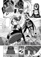drawing giantess crush comic monochrome black_hair long_hair boots twintails giantesses sample_image imminent_crush violence