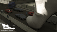 city high_heels traffic shadow vehicles crowds running_away digital_render fater