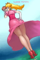 drawing mario princess_peach pogojo