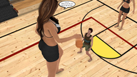 giantess barefoot multiple_sizes amazon basketball giantesses athlete digital_render