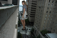 giantess collage city blonde high_heels wonderslug seattle streets vehicle_crush between_buildings looking_in chloe_moretz