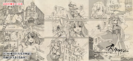 breasts drawing nipples giantess blushing manga city comic monochrome destruction seo_tatsuya touhou sakuya_izayoi yuyuko_saigyouji