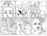 drawing comic monochrome awkward shrunken_men shrunken_man molotav panels slippery cannonball
