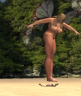 giantess wings fairy foot_crush digital_render