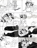 drawing vore furry monochrome unaware pirate_ship bandanna aquavore35