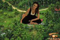 giantess collage destruction barefoot brunette sitting forest emma_watson taran