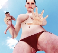 size_difference butt handheld brunette thong looking_down thighs manicure point_of_view looking_at_viewer digital_render flagg3d