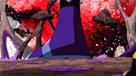 drawing giantess horns alien color red_eyes unknown_artist foot_crush battle animation source_needed ben_10 ben_tennyson grey_skin way_bad cartoon_network