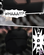 giantess comic long_hair blue_eyes foot_crush shrunken_man grey_hair digital_render giantessvero