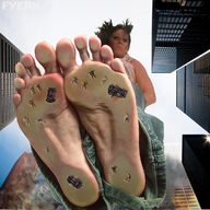 giantess crush collage city destruction buildings blood foot_crush death looking_down under_foot point_of_view fyerk