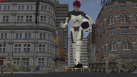 breasts giantess city mega military tank invasion red_hair soldiers astronaut helmet drcreep digital_render strolling b-movie