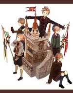 drawing color giant castle short_hair giants no_background hetalia
