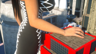 giantess city large_breasts brunette digital_render fater