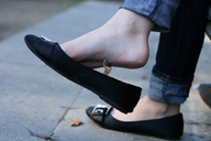 collage jeans in_shoe shrunken_men shrunken_man under_foot leaves