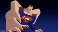 breasts drawing giantess mega color handheld giganta ponytail animation superman cape earrings belt super_villain throwing dc_comics