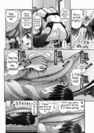 drawing insertion nude pussy manga monochrome handheld shrunken_woman female_domination censored hando_herudo