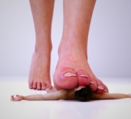 crush toes domination shrunken_men foot_crush shrunken_man underneath pinned under_foot digital_render flagg3d